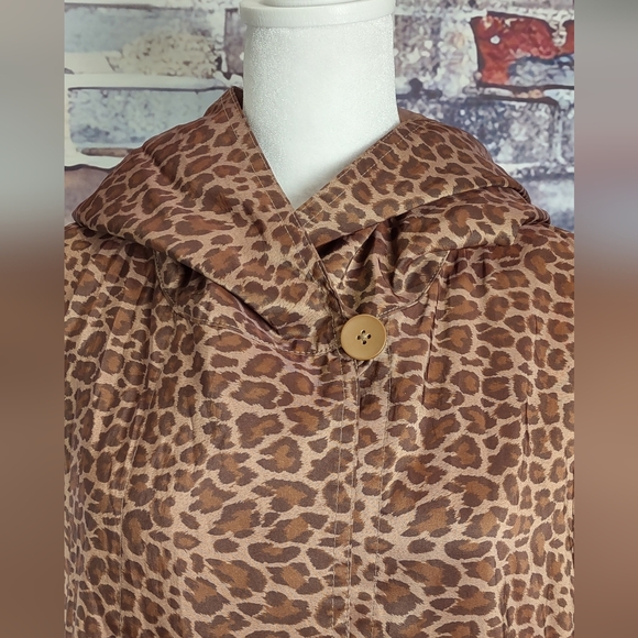 Nordstrom Reversible Leopard Print Hooded Coat - Picture 7 of 14
